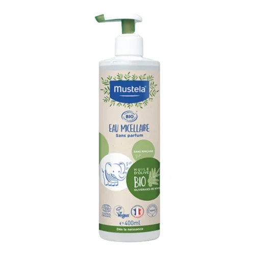 Organic Micellar Water with Olive Oil and Aloe Mustela