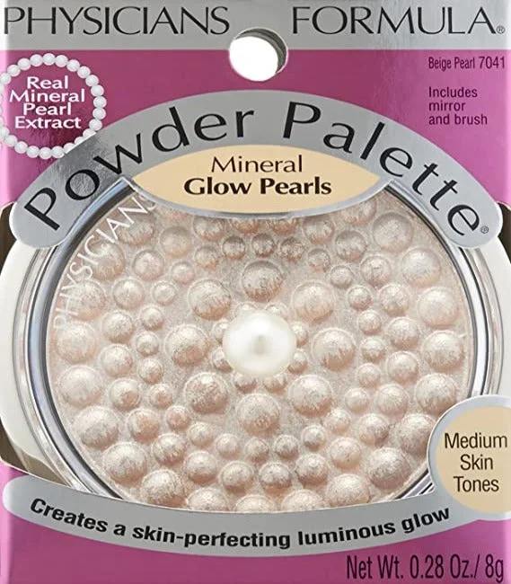PHYSICIANS FORMULA POWDER PALETTE MINERAL GLOW PEARLS ” BEIGE PEARL”