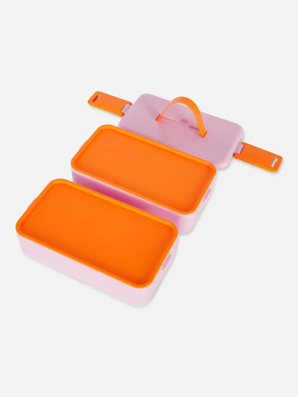 Pink 2pk Stackable Lunch Boxes Penneys
