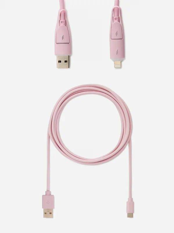 Pink 4in1 2M Charging Cable Penneys