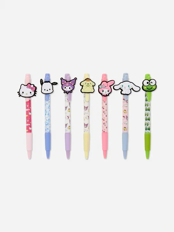 Pink 7pk Hello Kitty And Friends Pen Set Penneys