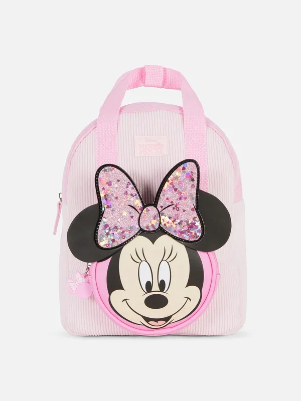 Pink Disney’s Minnie Mouse Corduroy Backpack Penneys