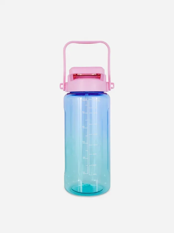 Pink Extra Large Daily Goals Water Bottle Penneys
