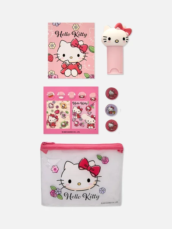 Pink Hello Kitty Sticker And stamp Set Penneys