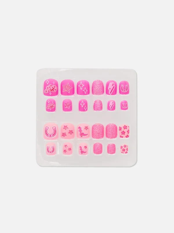 Pink PS… Mini Western PressOn False Nails Penneys