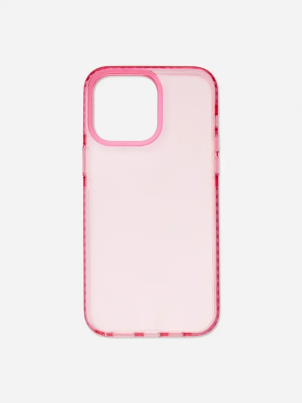 Pink SeeThrough Protective Phone case Penneys
