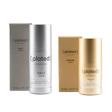 ( plated ) Skin Science INTENSE + DAILY Serum Set