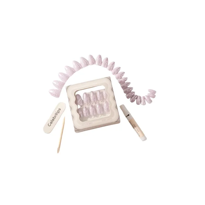 Press On Nails – 3D Lilac Glaze