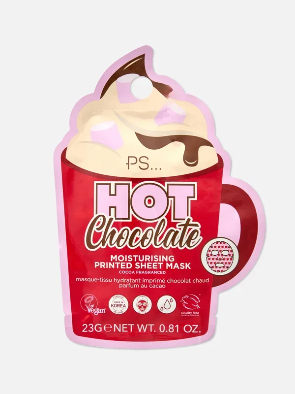 PS… Hot Chocolate Sheet Mask Penneys