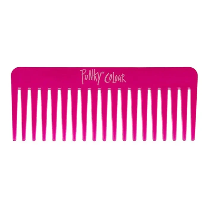 Punky Colour Wide Tooth Comb – Pink