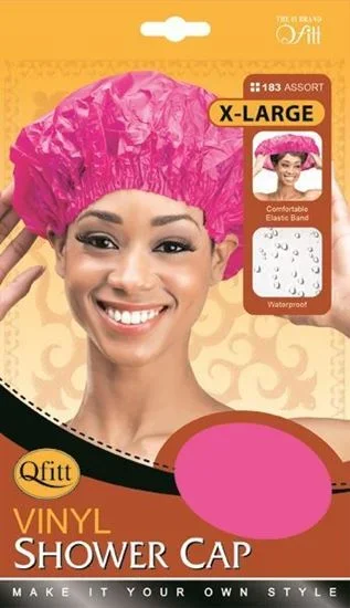 Qfitt Large Vinyl Shower Cap #183 Assort