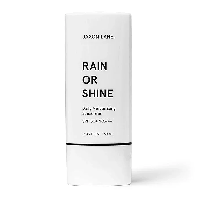 RAIN OR SHINE Anti Aging Face Sunscreen SPF 50 for Clear Skin w/Green Tea, Hyaluronic Acid, Vitamin E Oil, Ginseng, Licorice Root – SPF Moisturizer for Face & Body (Fragrance-Free, 2.03 Fl Oz, 4 pack)