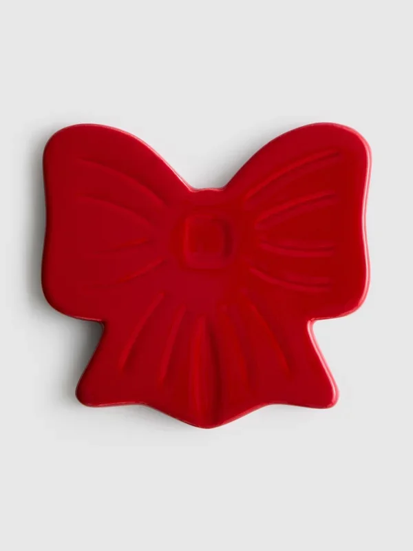 Red 4opk Bow Coasters Penneys