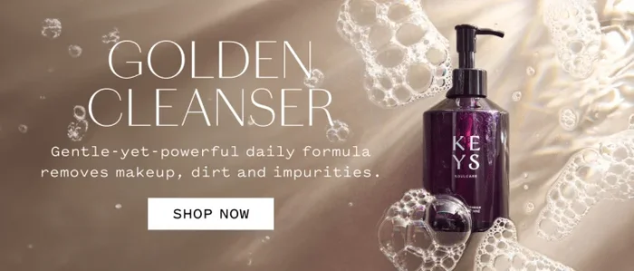 RELAX, RELEASE + RADIATE INNER GLOW WITH GOLDEN FACE CLEANSER Keys Soulcare