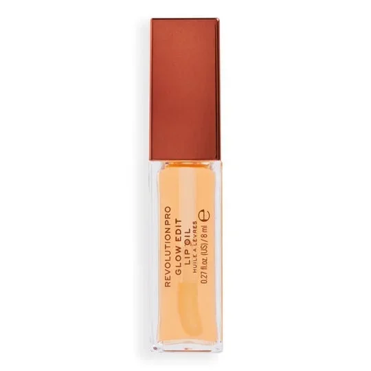 Revolution Pro Glow Edit Lip Oil Soleil Orange