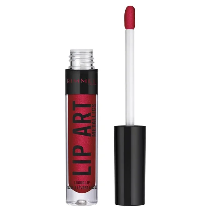 RIMMEL LONDON LIP ART METALLIC GLOSS “ONCE BITTEN”