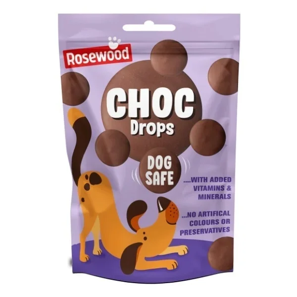 Rosewood Choc Drops For Dogs 200g Pets
