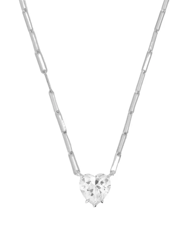 Samantha Loves You More Necklace – Silver