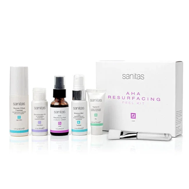 Sanitas Skincare AHA Resurfacing At-Home Peel Kit