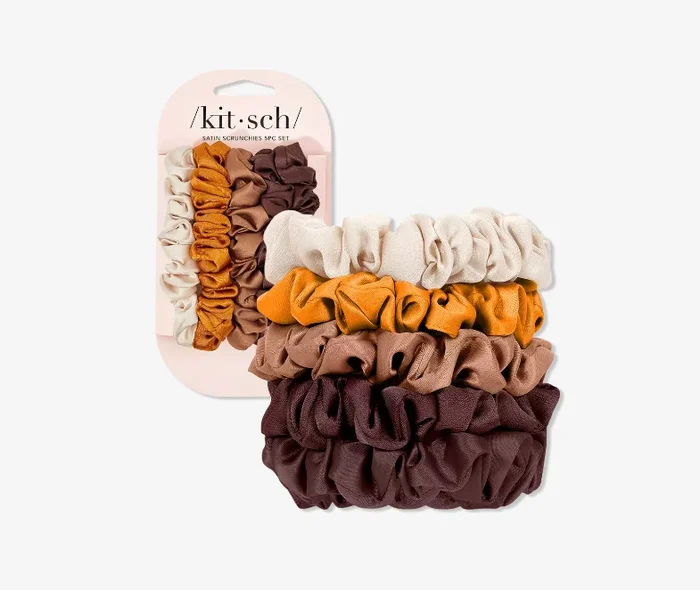 Satin Scrunchies 5PC Set – Sedona