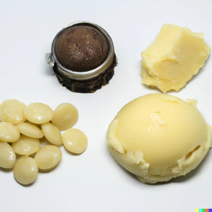 Shea butter to promote skin healing.