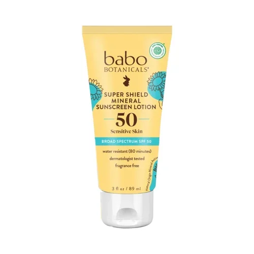 Sheer Mineral Sunscreen Lotion SPF 50 Babo Botanicals