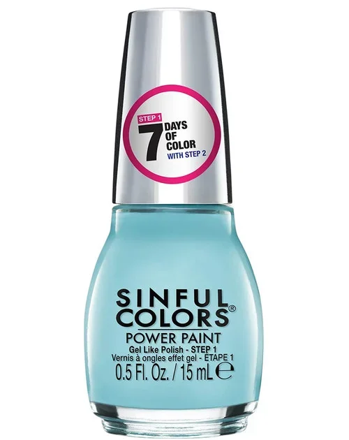 Sinful Colors, Power Paint, Nail Polish, CariBaeN, 0.5 fl oz Thrifty White Health Essentials