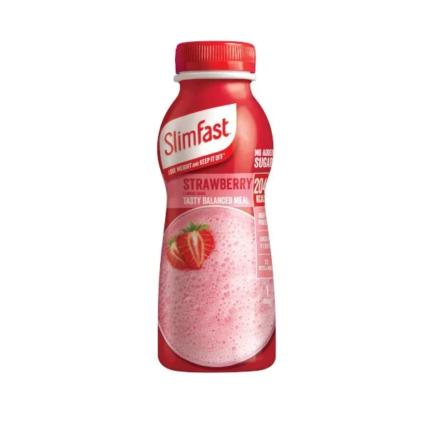 Slimfast Milkshake Bottle Strawberry 325ml Health & Wellbeing