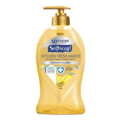 Softsoap Antibacterial Liquid Hand Soap Pump Kitchen Fresh Hands 11.25 Fl Oz