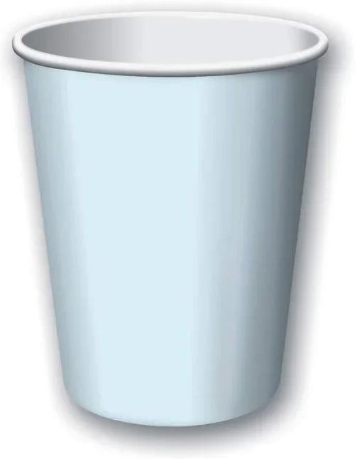 Solid Color Hot/Cold Cups, Pastel Blue, 9 Oz Thrifty White Health Essentials