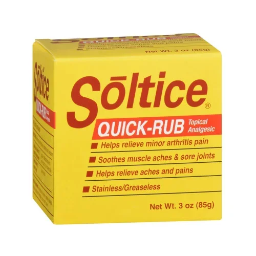 Soltice Quick Rub Topical Analgesic Thrifty White Health Essentials