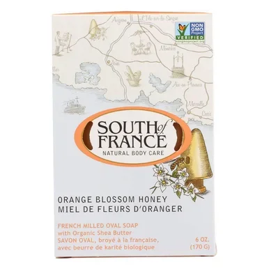 South Of France Orange Blossom Honey Bar Soap 6 Oz