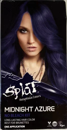 Splat Rebellious Colors Midnight Azure Hair Color 1 Ct
