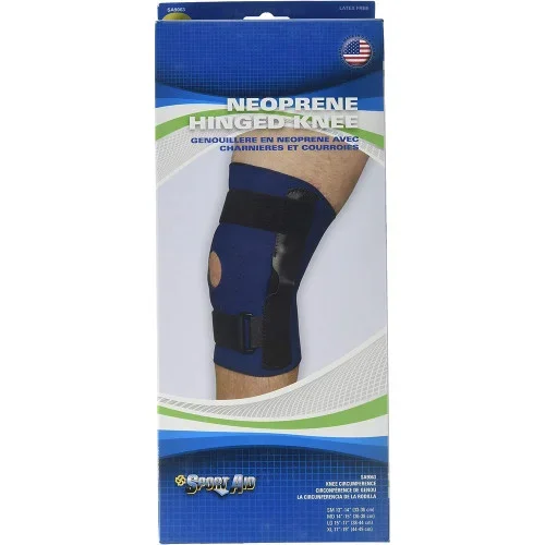 Sport Aid Neoprene Hinged Knee Brace Large
