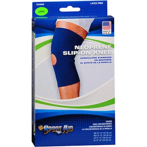 Sport Aid Neoprene SlipOn Knee Support LG Thrifty White Health Essentials