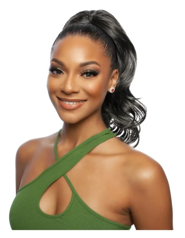 SQWNT06 QUEEN GLAM WNT Yellow Tail Ponytail Hair Piece Mane Concept