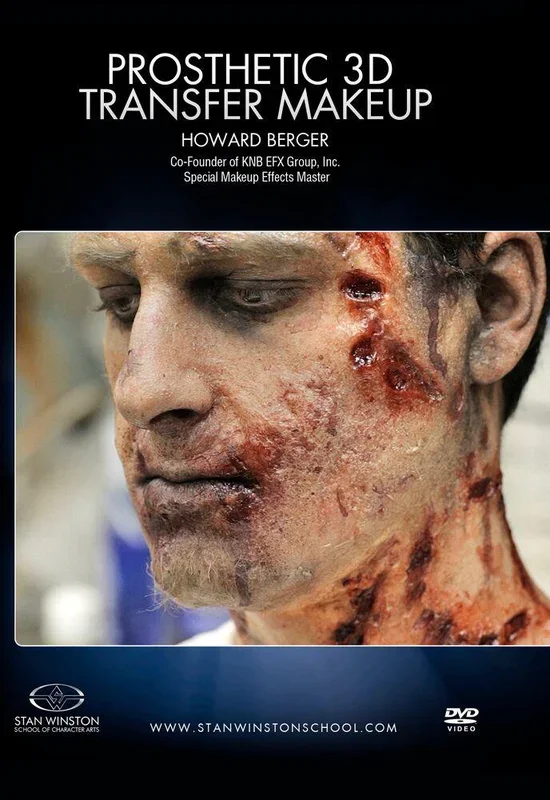 Stan Winston Studio Zombie Makeup – 3D Pros-Aide Transfer Application (DVD)