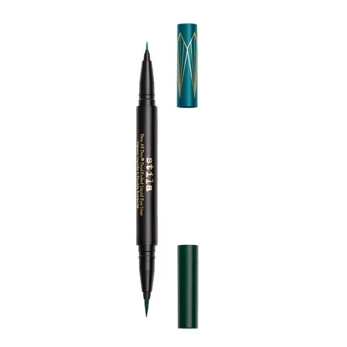 Stay All Day DualEnded Waterproof Liquid Eye Liner Teal and Intense Jade Stila