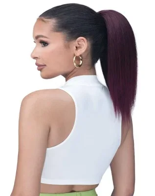 Straight 14″ Drawstring Ponytail By Laude & Co