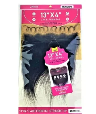 Straight Melt 13×4 HD Lace Frontal Remi Virgin Human Hair By Janet Collection