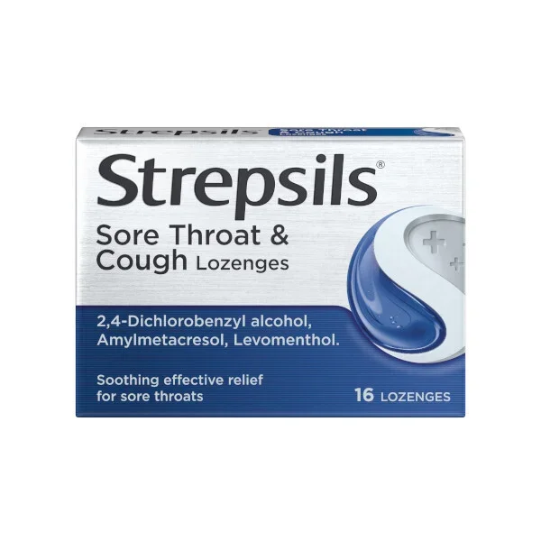 Strepsils Sore Throat & Cough 16s Health & Wellbeing