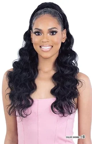 SUGAR TART 24″ By Mayde Beauty Synthetic Drawstring Ponytail