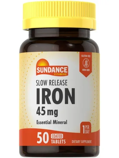 Sundance Iron Supplement 45mg 50 Tablets
