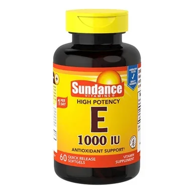 Sundance Vitamins High Potency E 1000 Iu 60 Ea