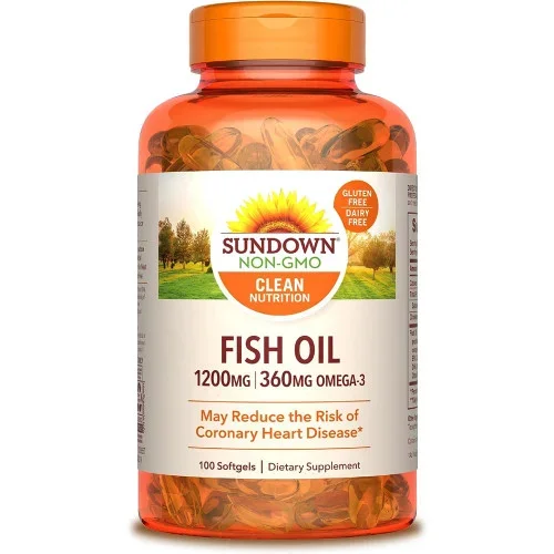 Sundown Naturals Extra Strength Fish Oil 1200 mg Softgels Omega 3 Thrifty White Health Essentials