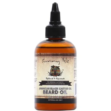 Sunny Isle Jamaican Black Castor Oil Beard Oil 4 oz