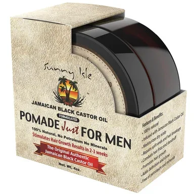 Sunny Isle Jamaican Black Castor Oil Hair Food Pomade For Men 4 oz