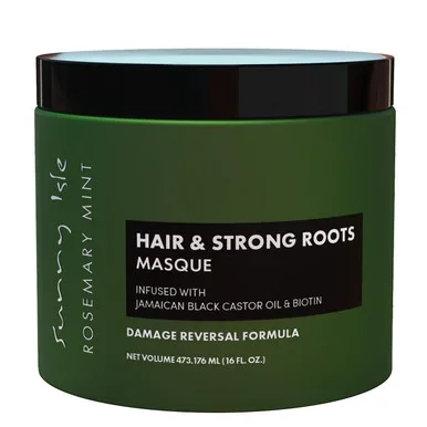 Sunny Isle Rosemary Mint Hair and Strong Roots Masque 16 fl oz