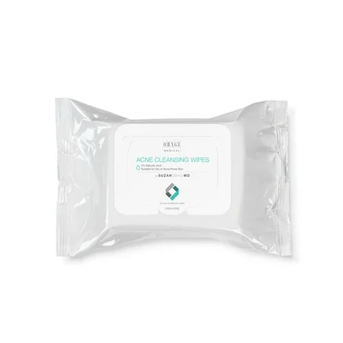 SUZANOBAGIMD On the Go Cleansing Wipes for Oily or Acne Prone Skin Obagi