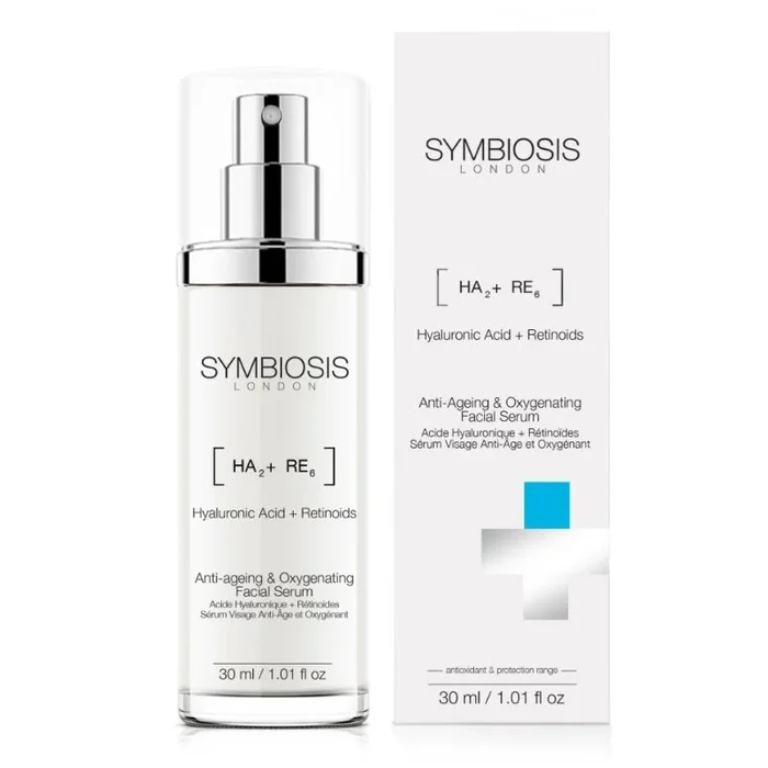 SYMBIOSIS [Hyaluronic Acid + Retinoids] Anti-Ageing & Oxygenating Facial Serum (30 ml / 1.01 fl oz)
